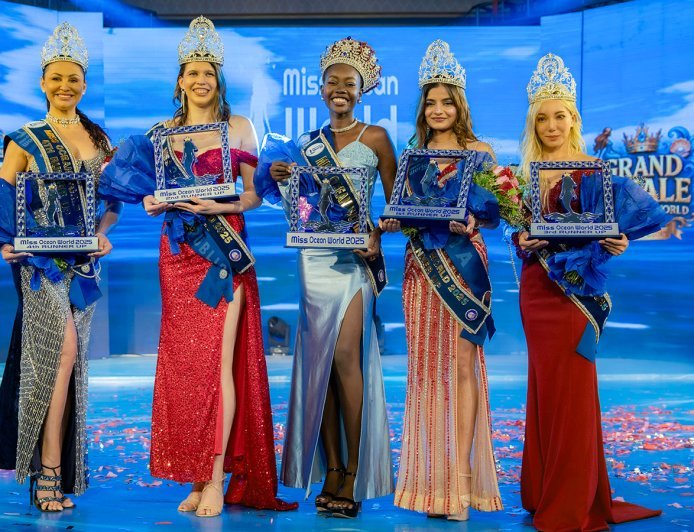 એવલિન નીમ મોહમ્મદ સાલેહ બની મિસ ઓશિયન વર્લ્ડ 2025; ભારતની પારુલ સિંહ ફર્સ્ટ રનર-અપ